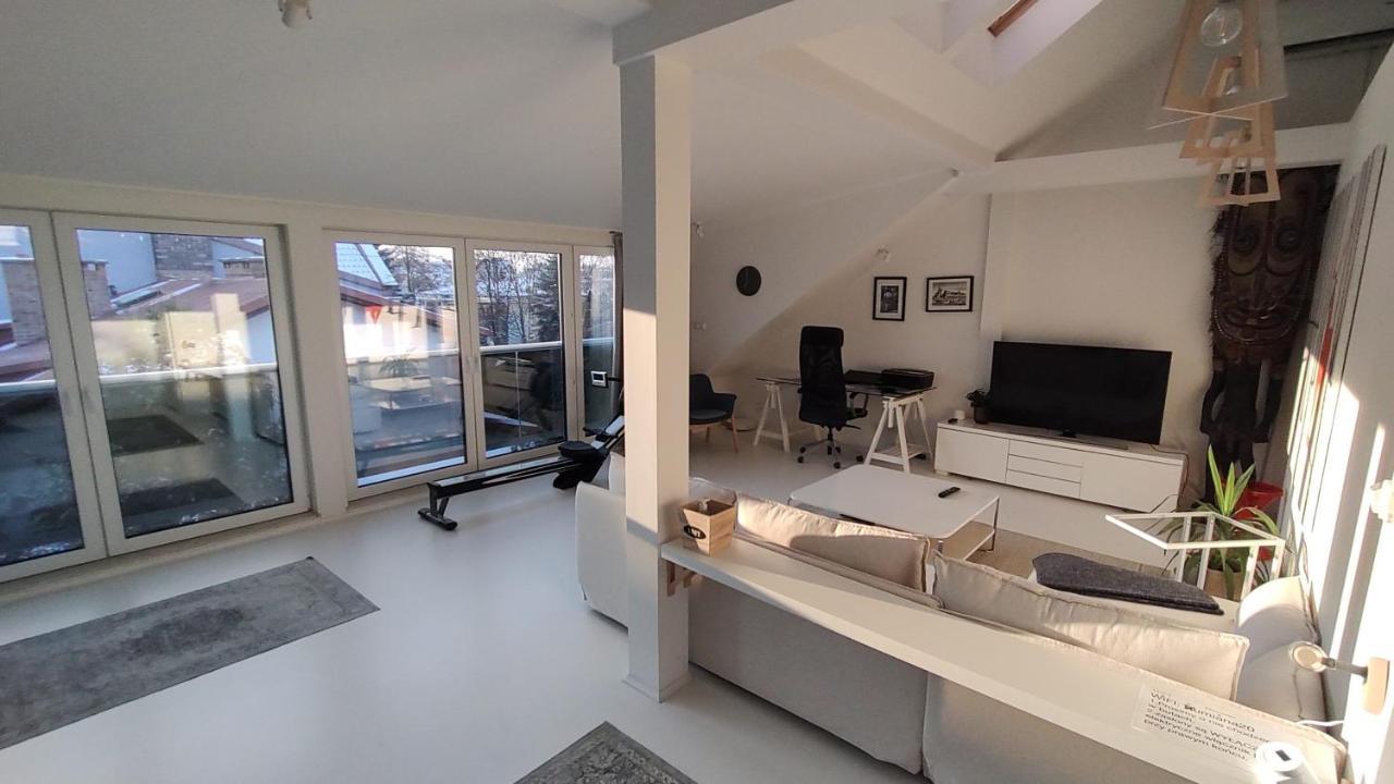 Loft 85 M2 Wilanow Krolewski Self Checkin 바르샤바 외부 사진